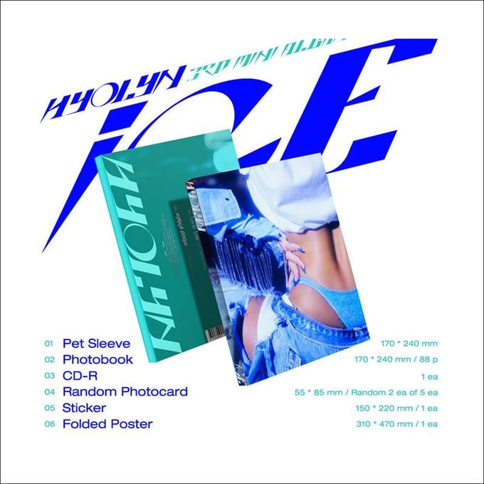 HYOLYN [iCE] 3ème mini-album 1EA blue