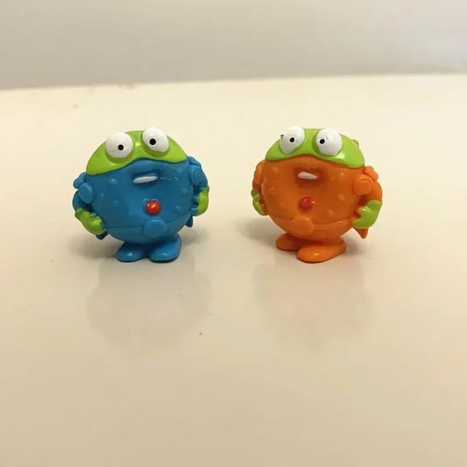 6/10 Stuks Superzings Actiefiguren 3CM Superthings Verzamelspeelgoed Model voor Kinderen Cadeau beige