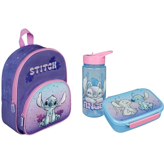 Lilo & Stitch schoolset; rugzak en lunchset