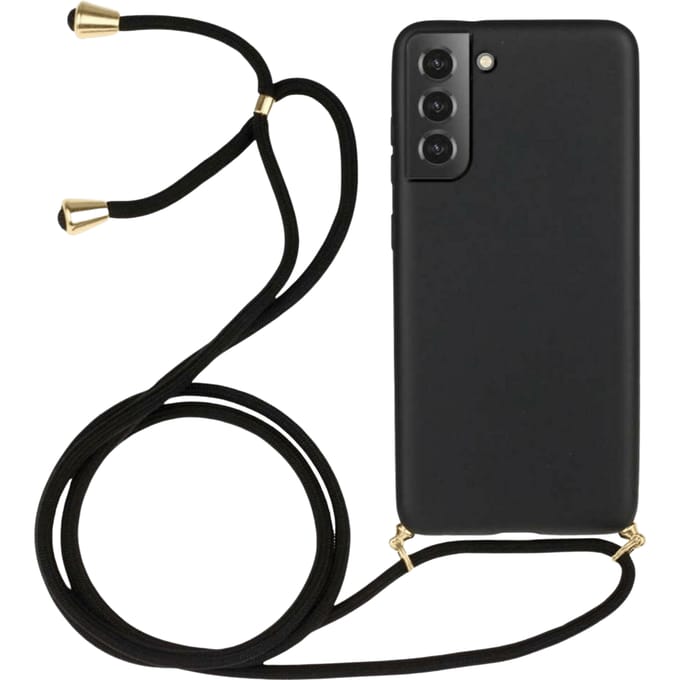Just in Case Galaxy S22 Plus Hoesje met Draagkoord Black