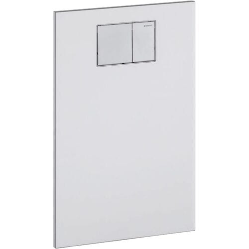 AquaClean Design glass plate for attachments on Geberit concealed cisterns Art. 115.324.SI.1