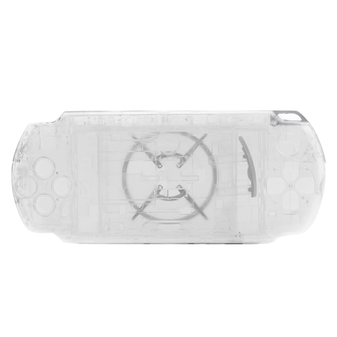 Coque de remplacement complète pour console de jeu PSP 3006 (Transparent) gray