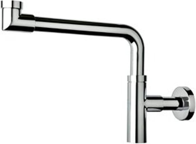 Plieger designsifon ruimtebesparend chroom