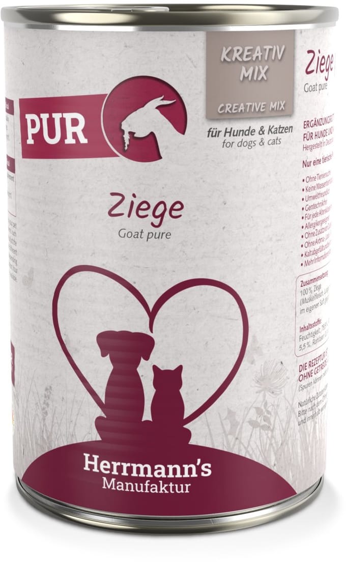 Herrmann's Honden Blikvoeding - Pure Geit - 400 g