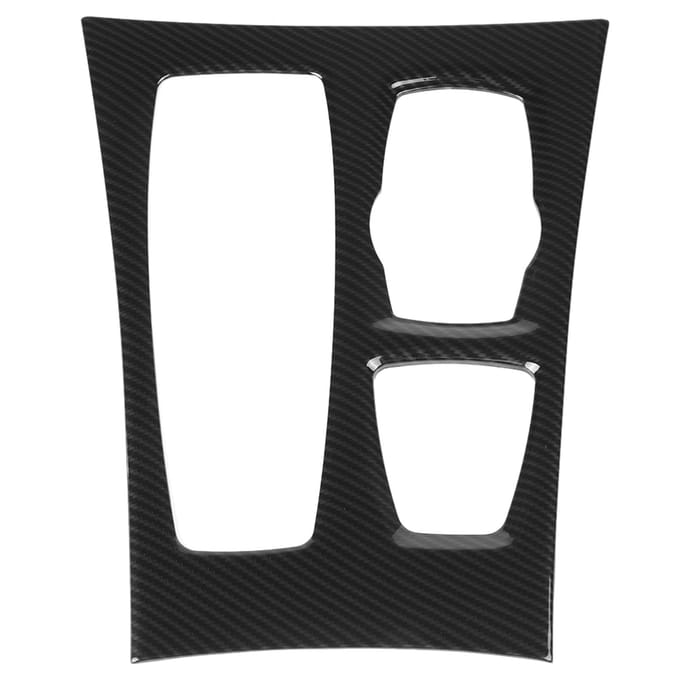 Middenconsole Versnellingspook Paneel Cover Trim in Koolstofvezel Stijl Geschikt voor X5 X6 E70 E71 2010?2013 brown