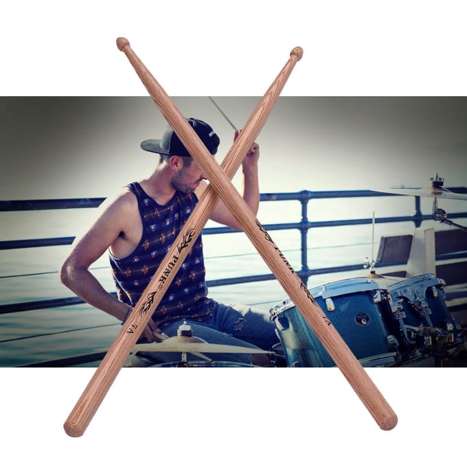 Een paar 7A houten drumstokken Drum Hickory houten drumset 7A