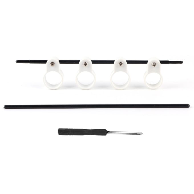 Vingerstrekker Vingertoptrainer Gitaar Muziekinstrument Plastic Flexibel Hulpmiddel white