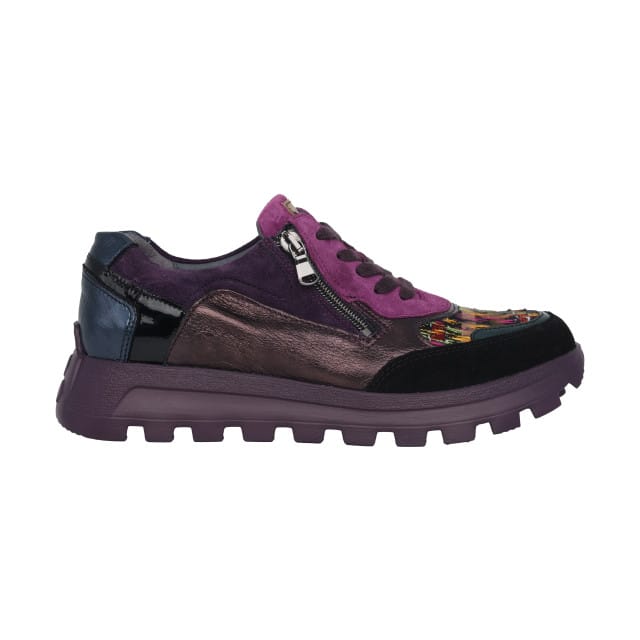 Waldläufer H-Ajala - dames sneaker - Paars - maat 39.5 (EU) 6 (UK)