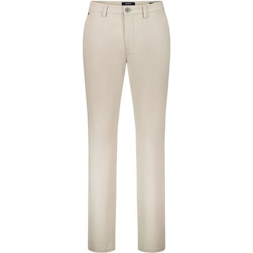 Gardeur Broek Benito Authentic Chino Look Fine Texture Comfort Stretch Licht Zand / male