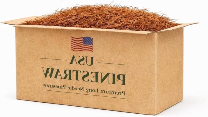 Dennenstro Mulch - Dennennaald Mulch - Tuinonderhoud - Premium Kwaliteit - 65-80 Sqft dekking