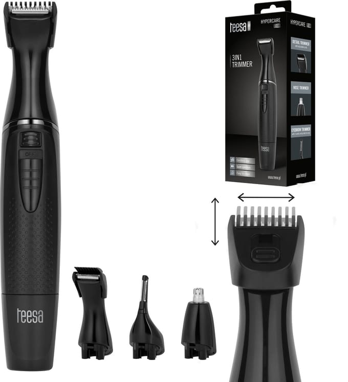 Teesa HYPERCARE T100 - Baardtrimmer - 3-in-1 - Precisie - Batterijaangedreven
