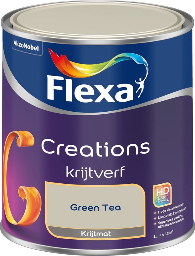 Flexa - Creations Muurverf Krijt - Green Tea - 1 L