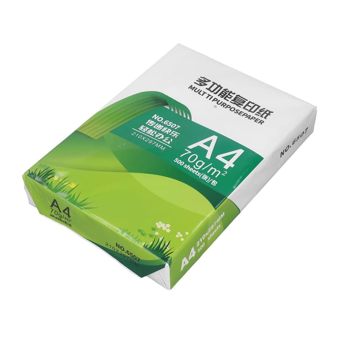500 Vel A4 Kopieerprinterpapier Houtpulp Blanco Duplicatorpapier Multifunctioneel Wit Schetsvellen blue