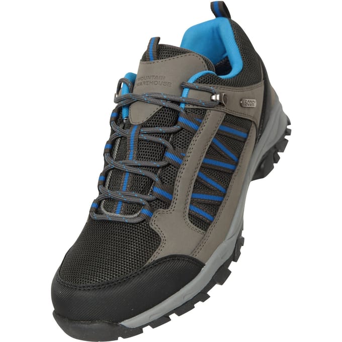 Mountain Warehouse Heren Pad waterdichte wandelschoenen (Grijs)