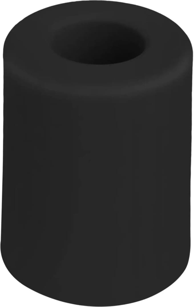 Deltafix Deurbuffer zwart - schroefbaar - TPE rubber - 40 mm diameter - 50 mm hoogte