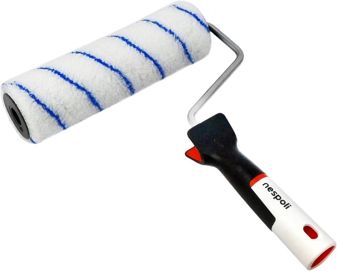 Verfroller 22 cm voor Gladde Oppervlakken, Gipsplaat en Binnenmuren – Comfortabel Verfwerk