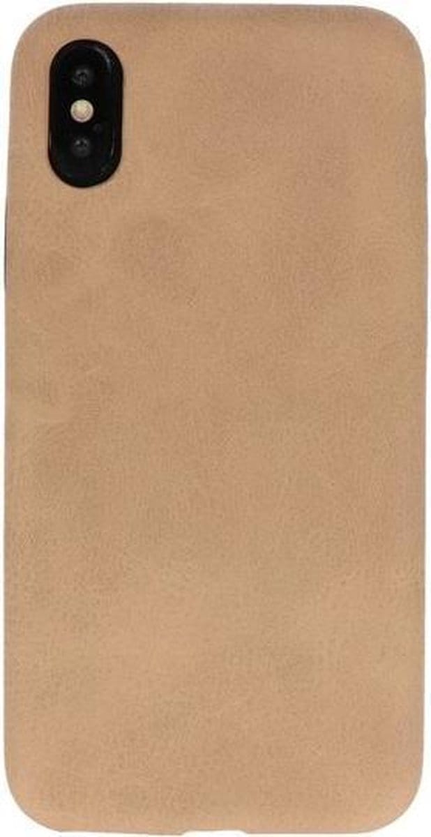 Bestcases Back Cover - Telefoonhoesje iPhone Xs Max - Beige