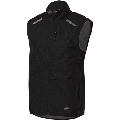 CRIVIT Heren bodywarmer (Zwart, S)