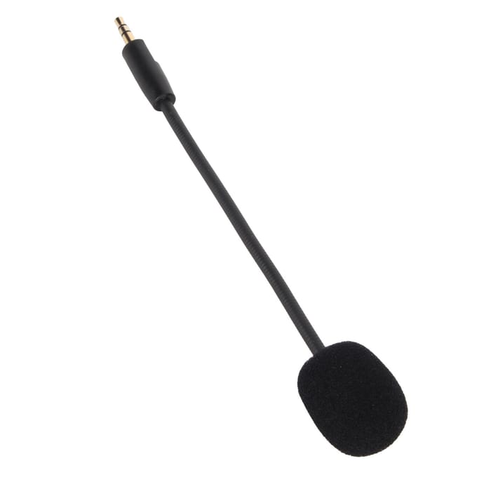 3,5 mm Microfoon Vervanging Ruisonderdrukte Game Microfoon met Verwijderbare Microfoonarm voor Kingston
