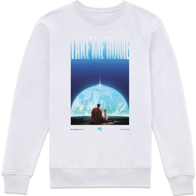 Superman Sweatshirt - White - 3XL