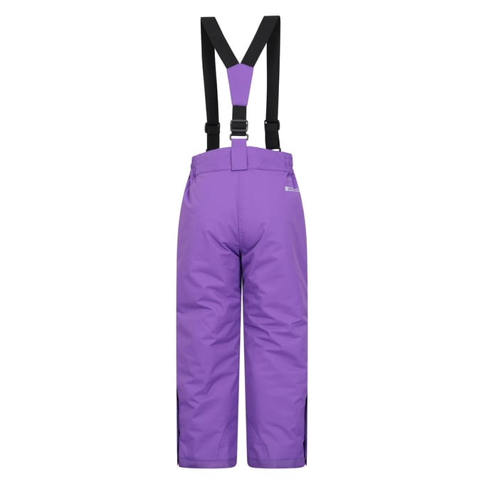 Mountain Warehouse Honing skibroek voor kinderen (Paars)