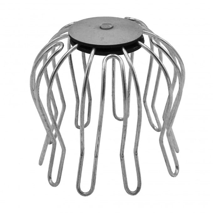 Nat Bladvanger Regenpijp - Staal - 8x 8cm - 2 Stuks