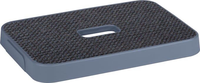 Sunware - Sigma home deksel stof donkerblauw - opbergbox 5L - 24 x 16,5 x 2,5 cm