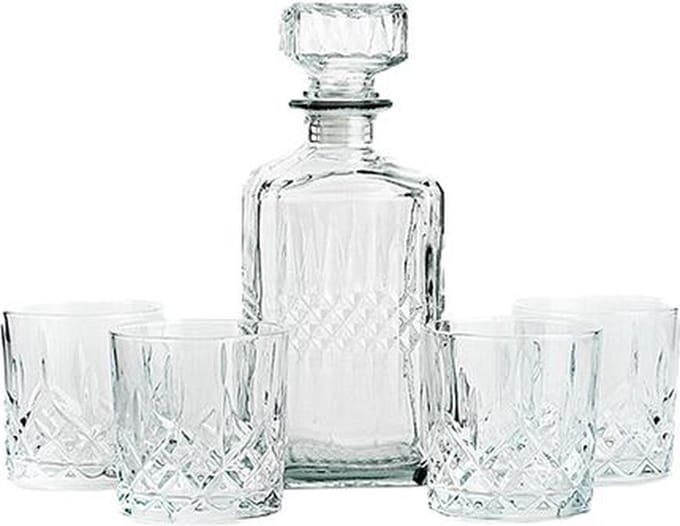 Quid | Whiskyset met karaf en 4 glazen