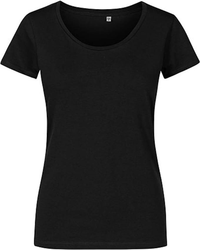 Promodoro Women´s Deep Scoop T-Shirt XO1545 - Black - 3XL