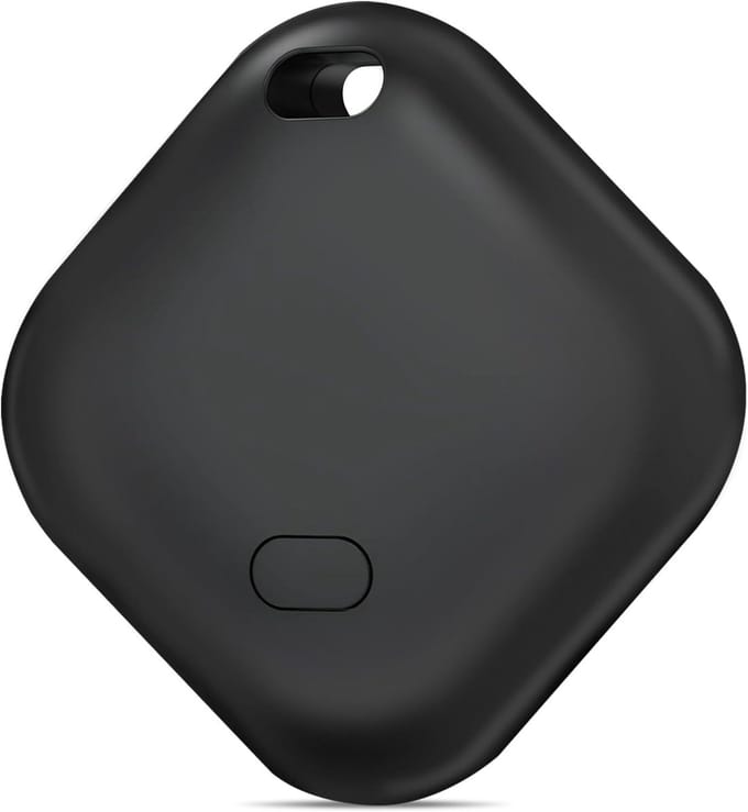 1 stuks Bluetooth Object Locator Plocator, compatibel met Apple Lokaliseren (alleen iOS), Smart Object Tracker voor koffers/sleutels/tassen（zwart）