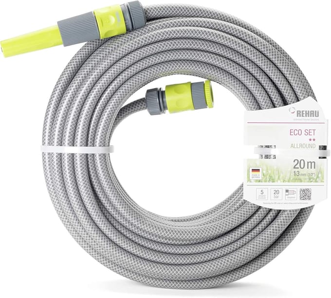 Tuinslang 20 meter 1/2 inch Set met Koppelingen voor Hobby en Lichte Tuinbesproeiing