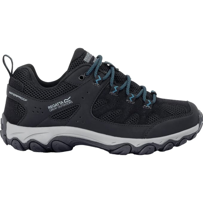 Regatta Dames/Dames Edgepoint IV Laag Loopschoenen (Zwart/stormblauw)