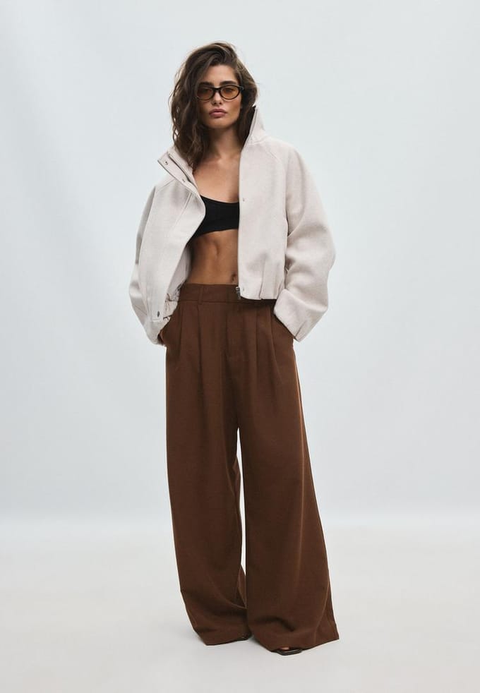 Stradivarius Jack met ballonmodel en zachte touch  Ecru S