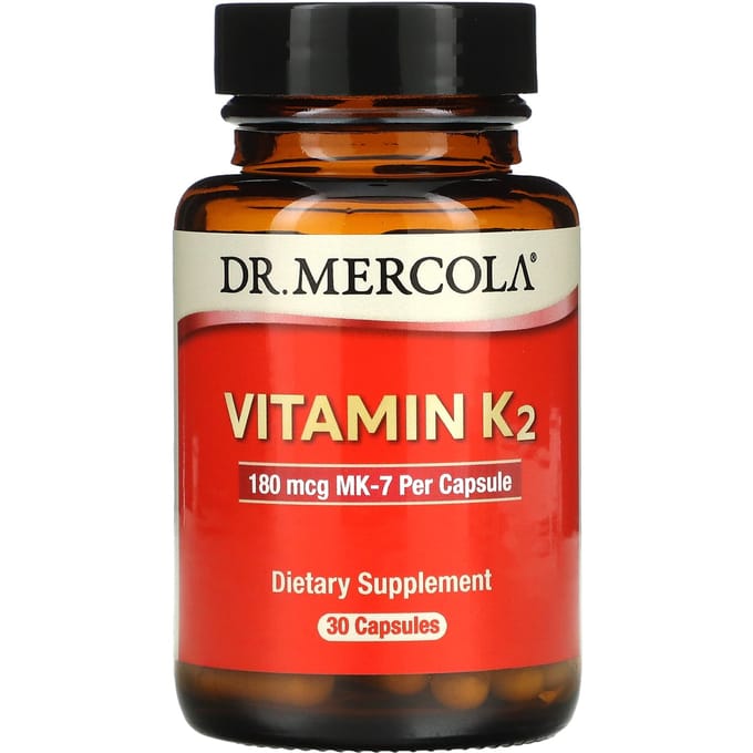 Dr. Mercola - Vitamine K2 - 180 mcg - 30 capsules