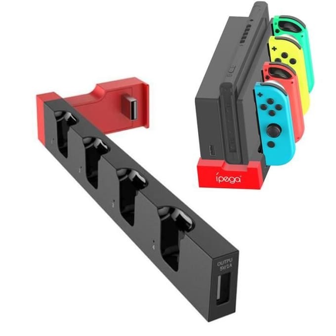 Jeux vidéo,Station de charge de contrôleur Joy Con pour Nintendo Switch,support de Station de charge pour console - Type For Joycon