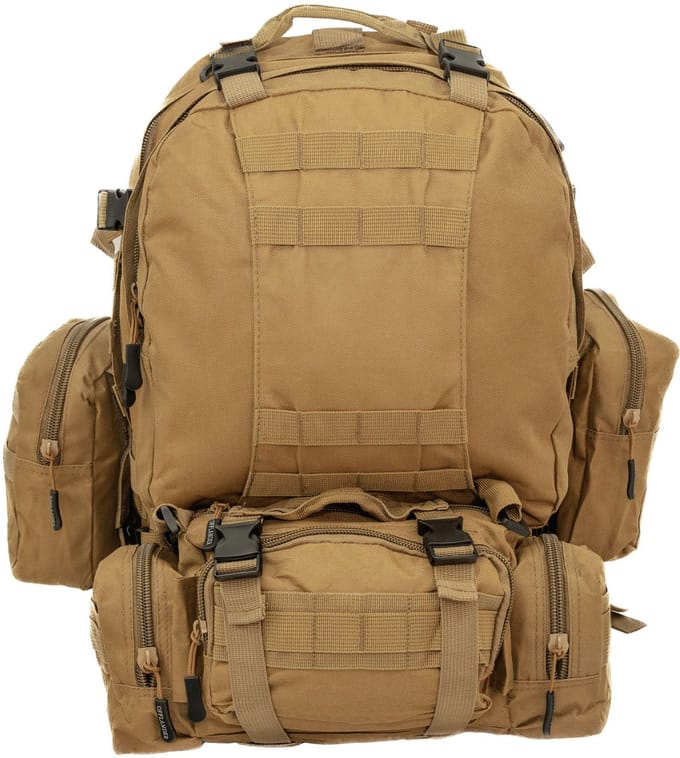 OFFLANDER Survival Combo Serie - Rugzak - 38L - Khaki - Nylon