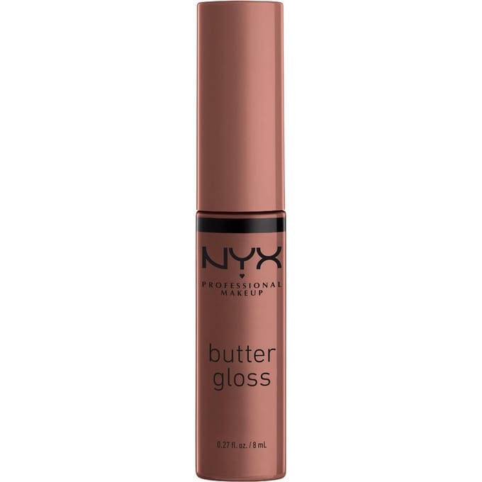 NYX Professional Makeup, Butter Gloss, Brillant à lèvres, 46 Butterscotch, 8ml (0,27 fl oz) brown