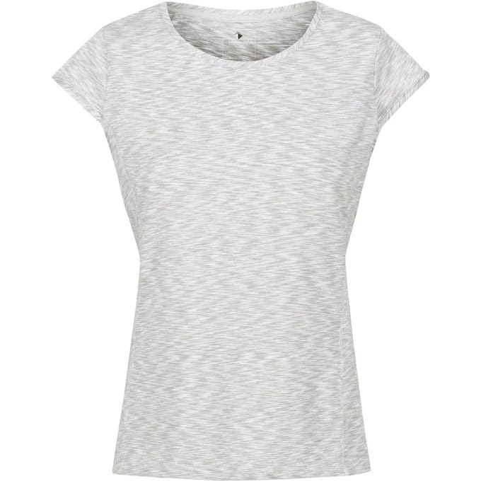 T-shirt Korte Mouwen Hiking Dames Textuurpatroon