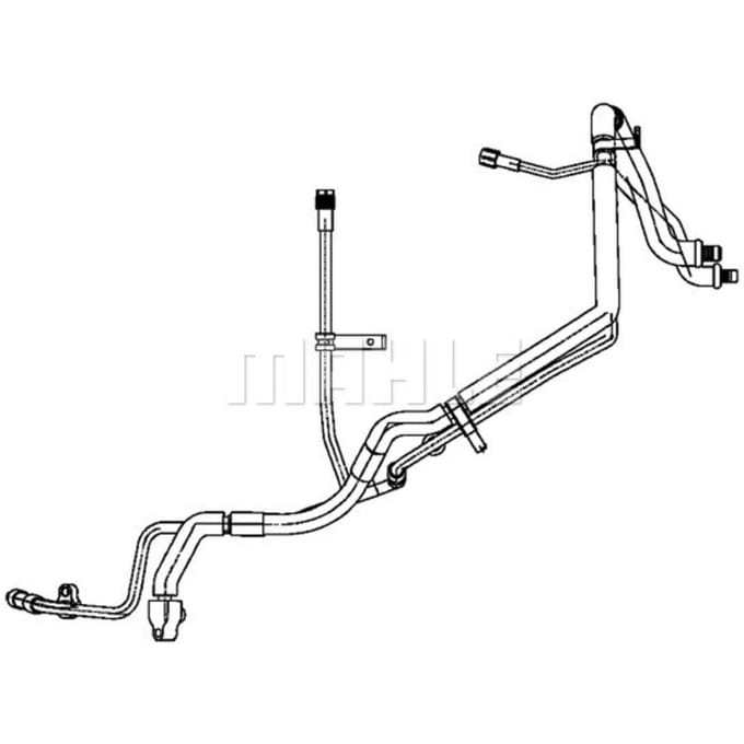 Hoge-, lage drukleiding, airconditioning MAHLE AP 136 000P