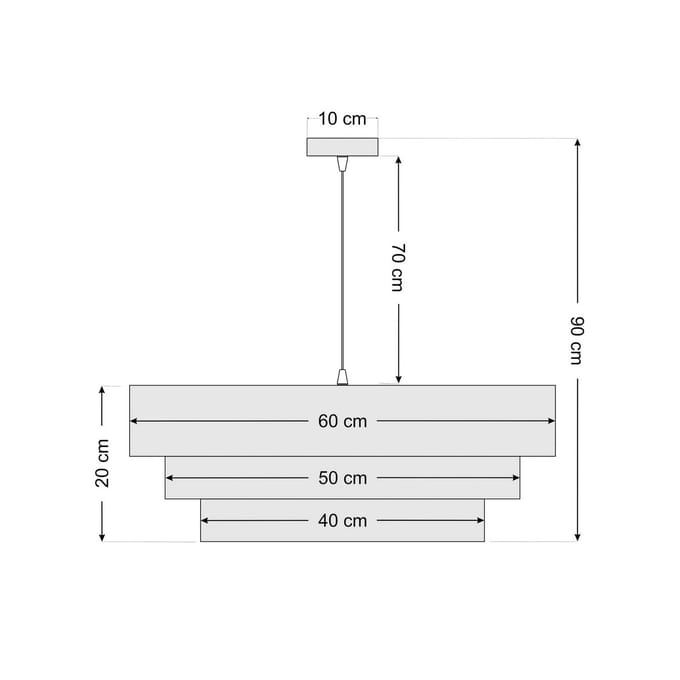 Maco Design Triniti hanglamp, groen/beige/koper, Ø 60 cm, textiel