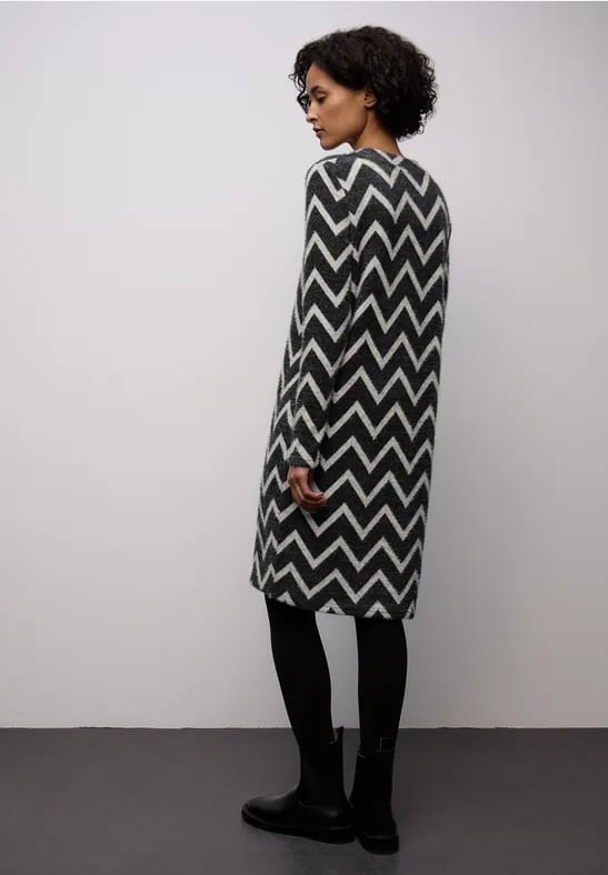 T-shirt jurk met patroon