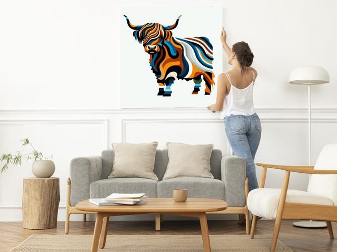 Kunstprint | Wanddecoratie | Dibond | 80 × 80 cm