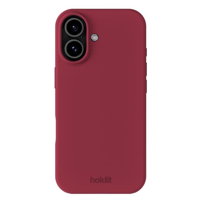 Holdit Silicone Case geschikt voor Apple iPhone 17 - Red Velvet