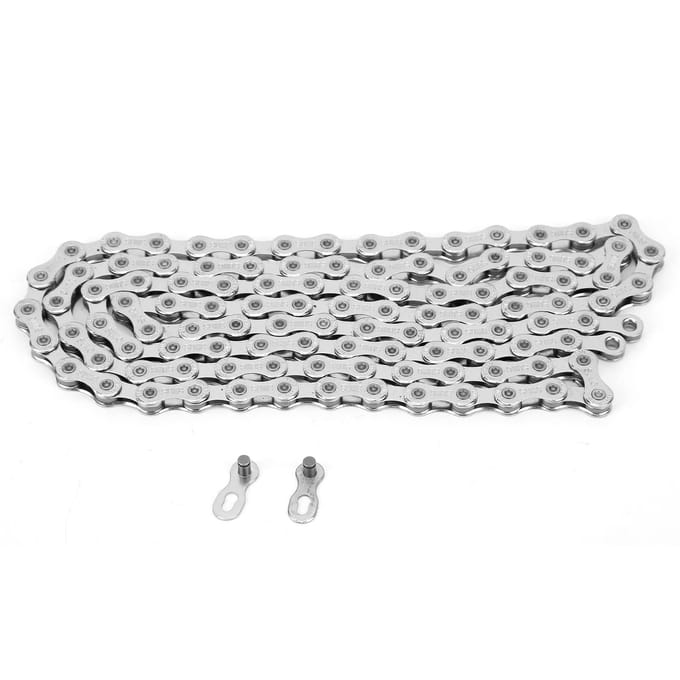 Chaîne de vélo 10 vitesses réutilisable en acier, accessoire de rechange pour vélo de route et de montagne white