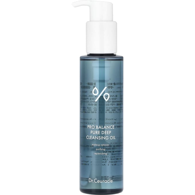 Dr.Ceuracle Pure Reinigingsolie Zachte Diepe Make-up Verwijderaar 155ml blue