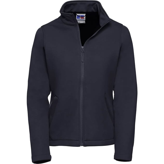 Russell Dames/Dames Slimme Softshell-jasje (Franse marine)