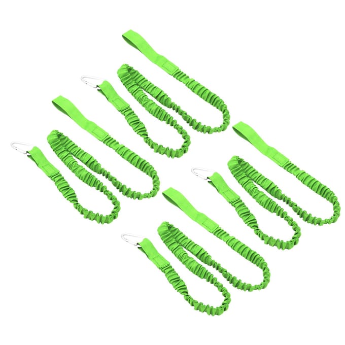4PCS Longe de Canne de Kayak Élastique Anti-Perte Nylon Laisse de Pagaie de Canoë Corde de Sécurité pour Surf Rafting