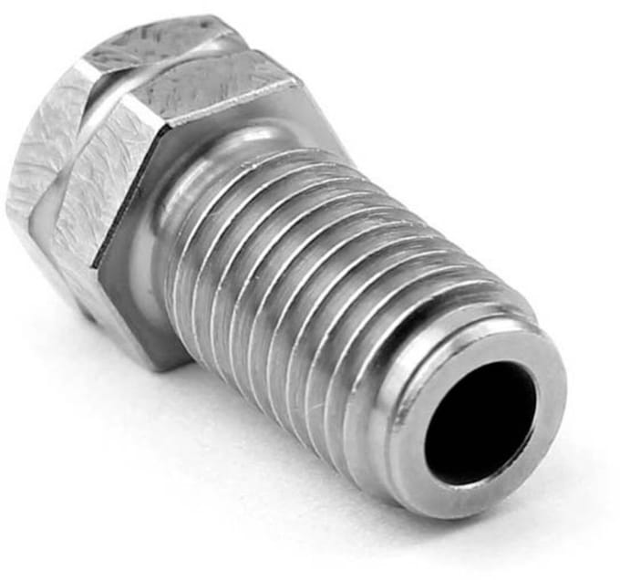 Micro-Swiss MicroSwiss mondstuk Brass Plated 0,4 mm Geschikt voor: Ultimaker 3 Nozzle M2598-04
