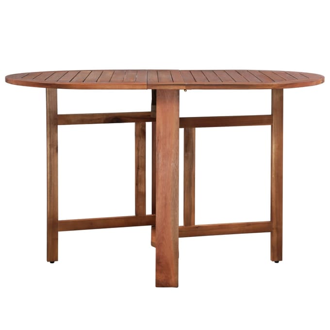 vidaXL - Tuintafel - 120x70x74 - cm - massief - acaciahout