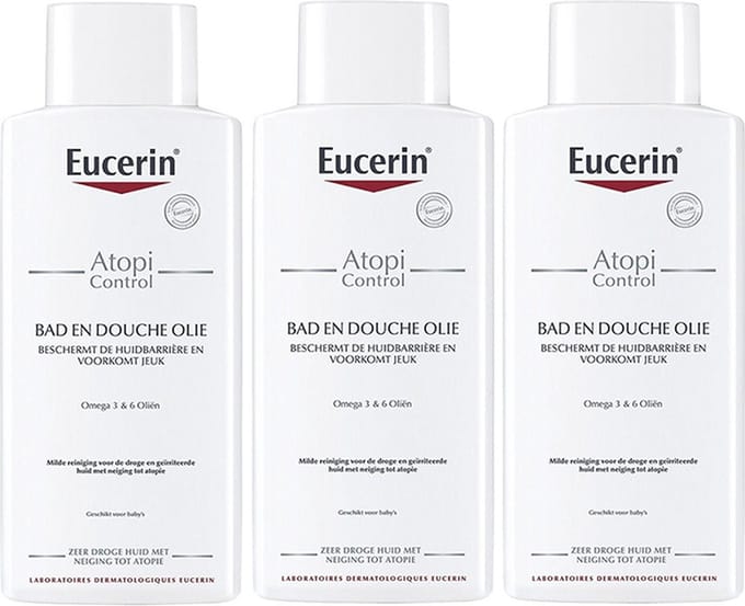 Eucerin AtopiControl Bath & Shower Oil 3x400ml
